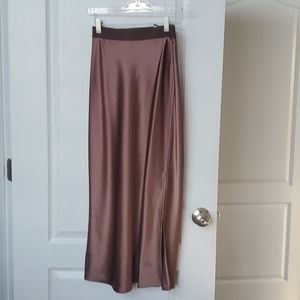 Theory satin skirt